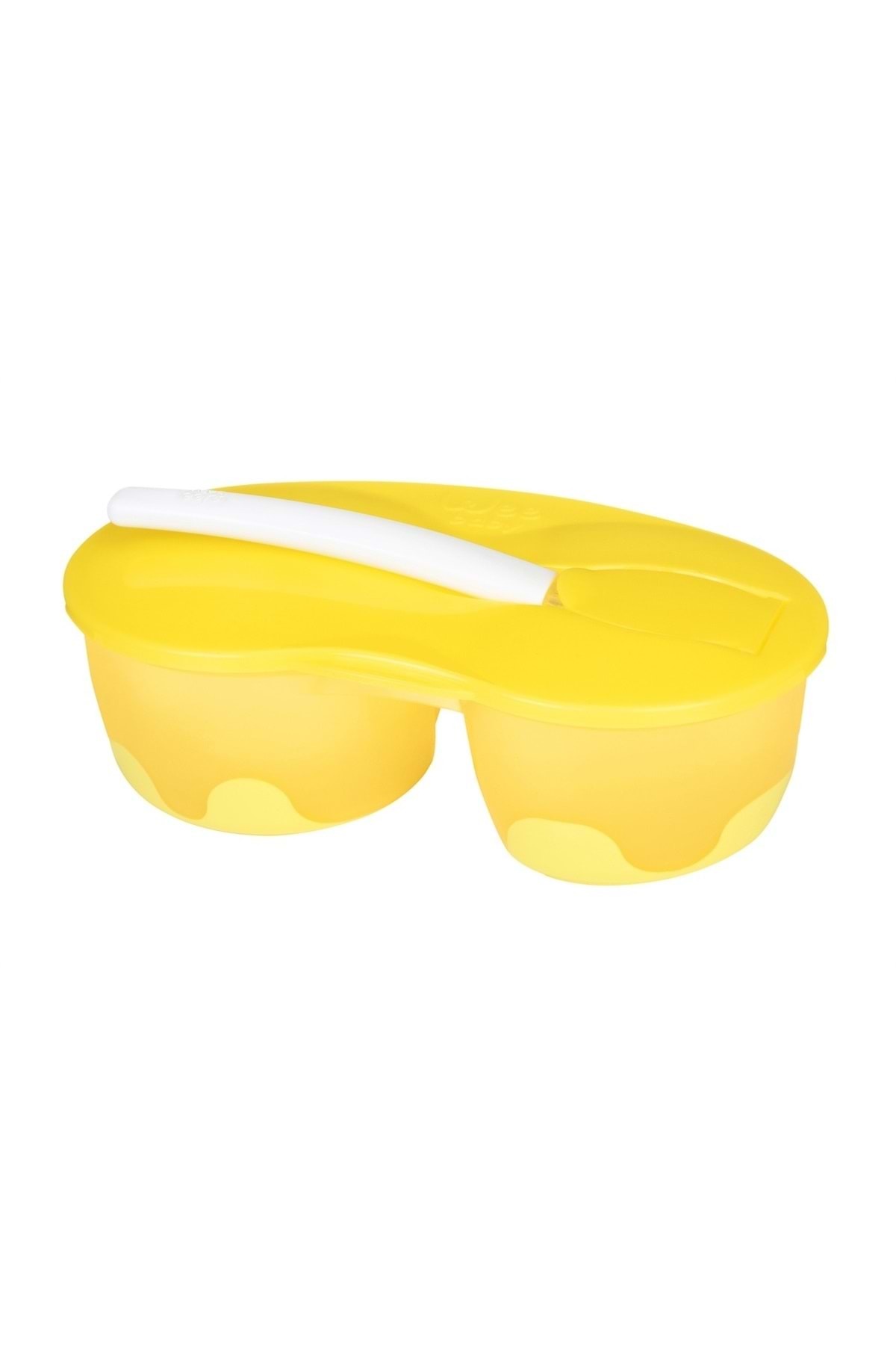 WEE BABY 886 2 Hazneli Mama Kabı Seti - Sarı