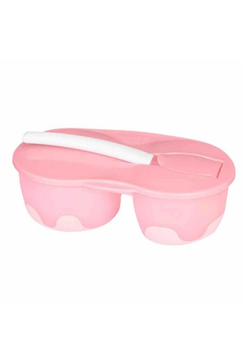 886 2 Hazneli Mama Kabı Pembe